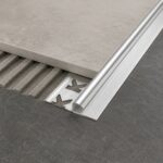 Aluminijska lajsna za pločice 10 mm pruža zaštitu rubova i profesionalan završni izgled keramičkih površina