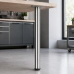 Inox noga za stolove za stabilnu potporu stolnih ploča