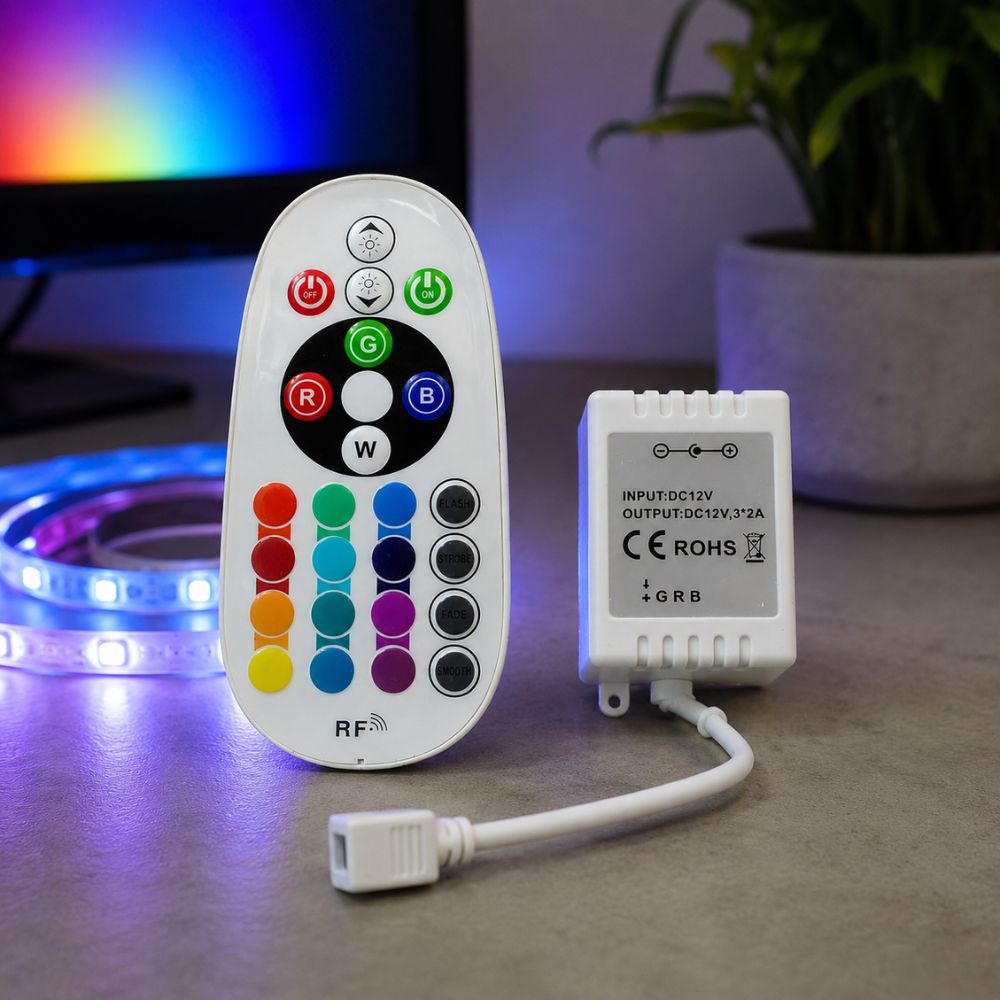RGB kontroler do 50 metara za bežično upravljanje LED trakama RF daljinskim upravljačem