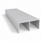 Aluminijska gornja vodilica za ormar 3 m, dostava širom BiH