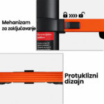 Teleskopske Inox Merdevine - Izvlačne - Slika 3