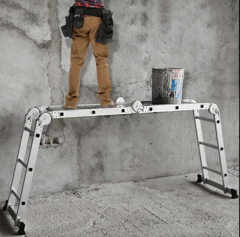 visenamjenske preklopne aluminijske merdevine 4u1