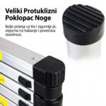 Teleskopske Inox Merdevine - Izvlačne - Image 6