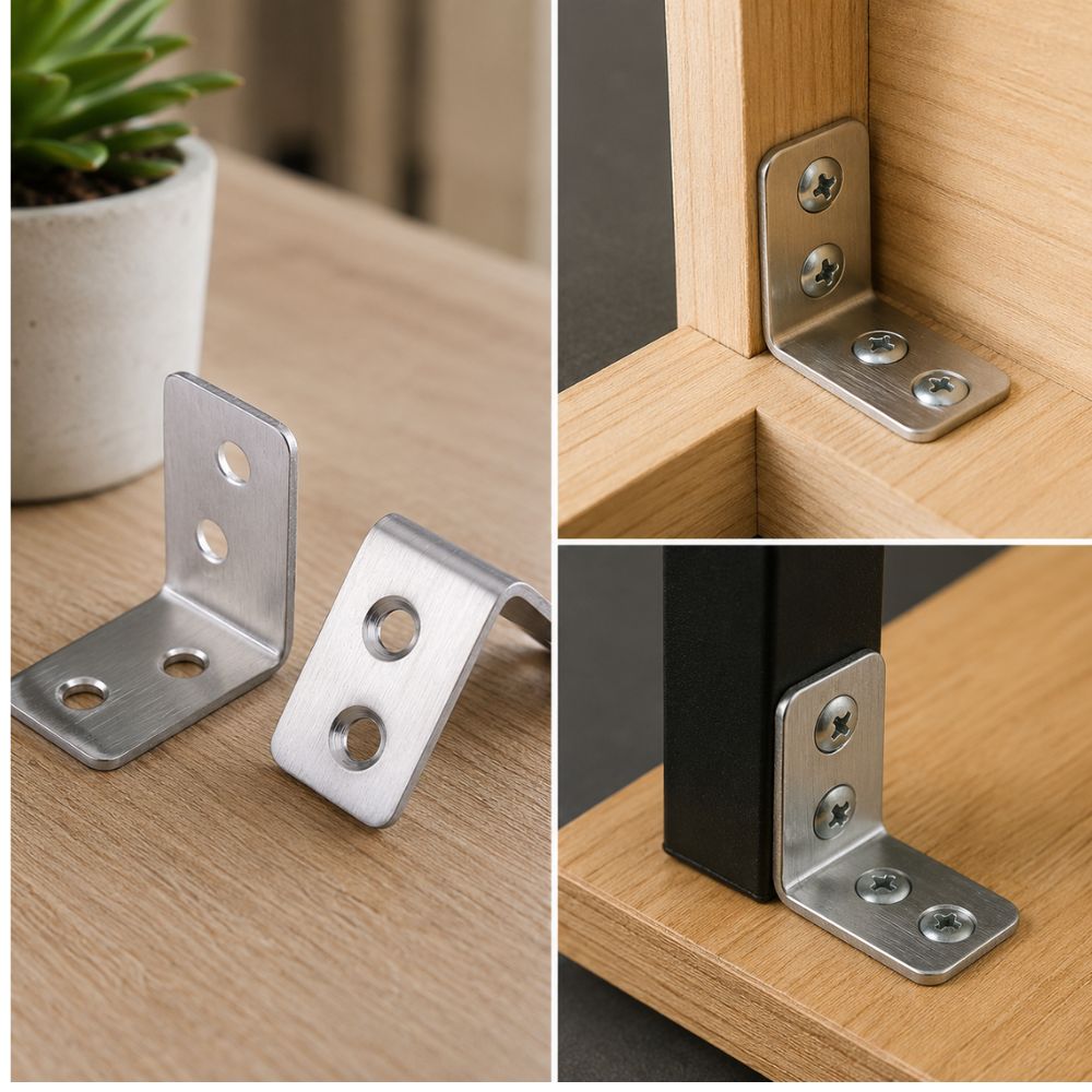 Ugaoni nosač 30x30x20mm za stabilno učvršćivanje drvenih elemenata
