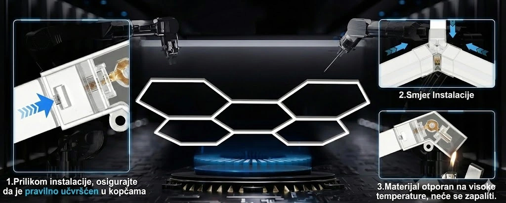 hexagonalna honey rasvjeta