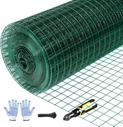 Ograda Žičana Četverokutna 25 m – PVC Zelena BTH