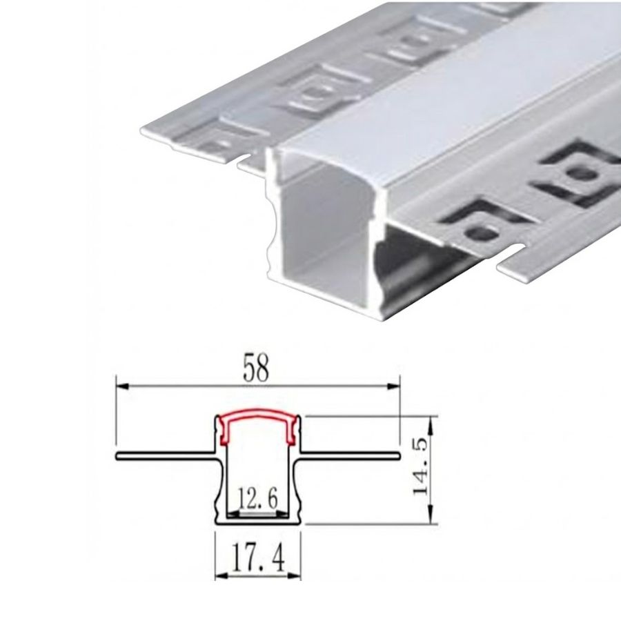 Aluminijski Profil Za Led Traku BM53