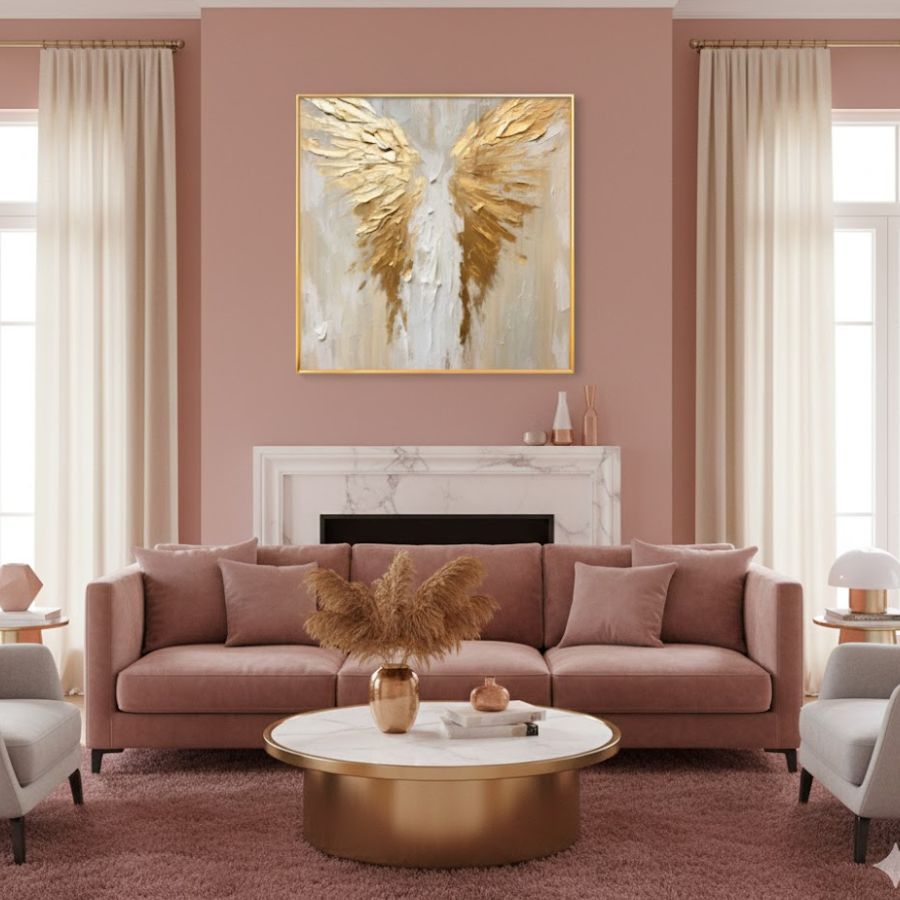 Anđeoska Krila – Luksuzna Umjetnička Slika Anđeoska Krila – Luksuzna Umjetnička Slika