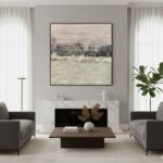 Apstraktna Slika Neutralnih Boja