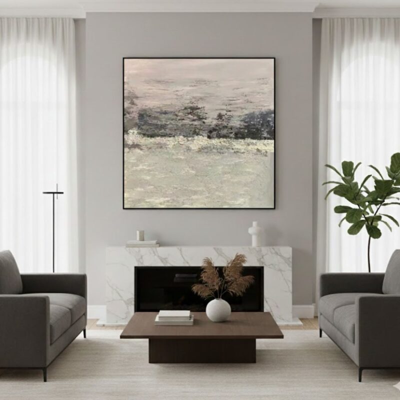 Apstraktna Slika Neutralnih Boja