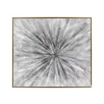 Apstraktna Zidna Slika Crno-Bijele Kompozicije