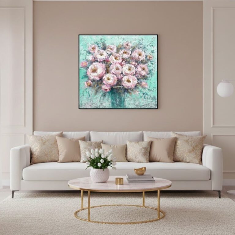 Moderna Dekorativna Slika Cvjetnog Buketa