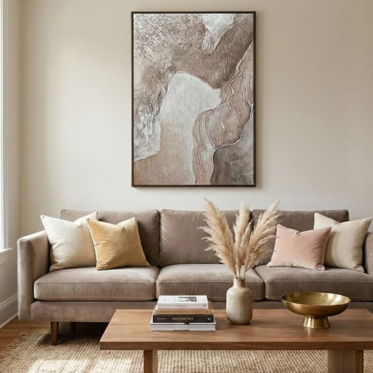 Moderna Zidna Slika sa Reljefnom Teksturom