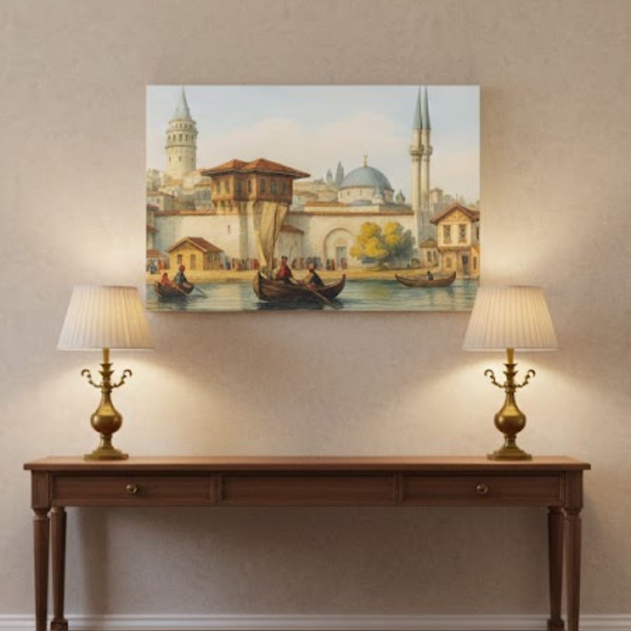 Platno sa Tradicionalnim Urbanim Pejzažom