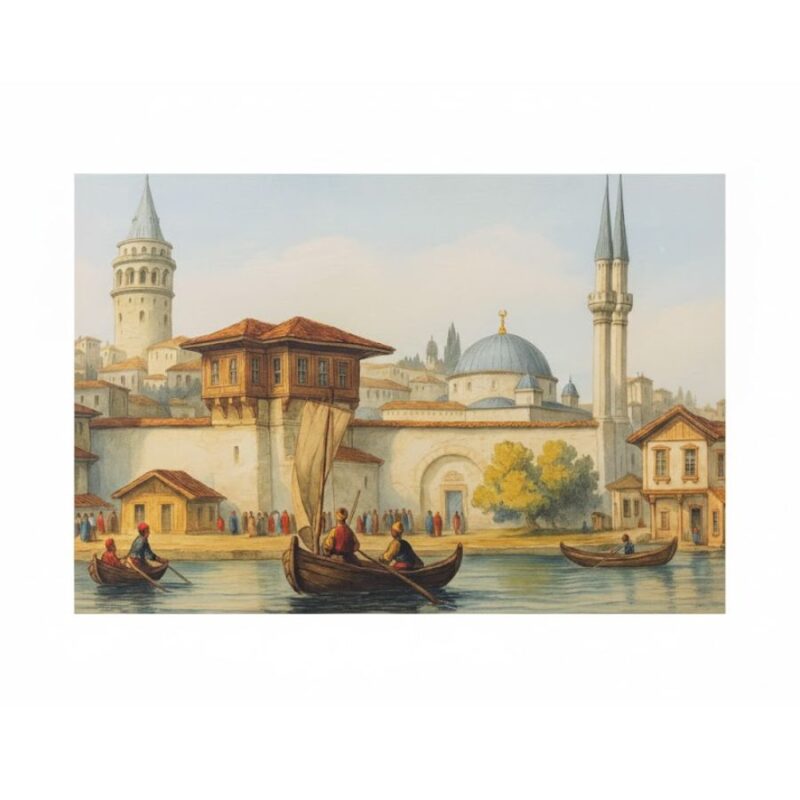 Platno sa Tradicionalnim Urbanim Pejzažom