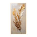 Umjetnička Slika sa Motivom Zlatnog Perja