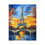 Zidno Platno sa Motivom Ajfelovog Tornja