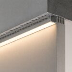 Aluminijska lajsna za LED rasvjetu štiti LED traku i daje moderan završni izgled instalaciji.