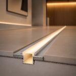 Aluminijska lajsna za LED rasvjetu pomaže u hlađenju trake i daje moderan završni izgled instalaciji.