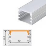 Aluminijski profil za LED traku BM39 za urednu montažu, zaštitu i profesionalan izgled LED rasvjete.