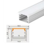 Aluminijski profil za LED traku BM40 za urednu montažu, zaštitu i moderan izgled LED rasvjete.