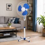 Podni ventilator na stalku za brzo osvježenje prostorija