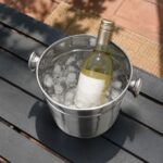 Posuda za led od inoxa pogodna je za posluživanje boca i limenki u domu, restoranu, baru ili na proslavi