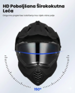 Full Face Enduro Kaciga 3u1 FGN Carbon - Image 3