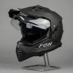 Full Face enduro kaciga 3u1 karbonski izgled sa vizirom i naočalama