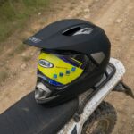 Full face enduro kaciga GSB crna za sigurniju vožnju motora i off road upotrebu