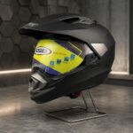 GSB motociklistička kaciga crna za zaštitu glave tokom svakodnevne vožnje