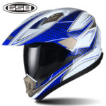 Full Face Enduro Kaciga GSB Plavo/Bijela - Image 2