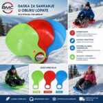 Plastična daska za sankanje od PVC-a za spuštanje niz snijeg