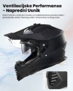 Full Face Enduro Kaciga 3u1 FGN Carbon - Image 2