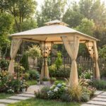 Vrtna Pergola / Tenda / Paviljon 3x3 m sa Zavjesama - Image 3