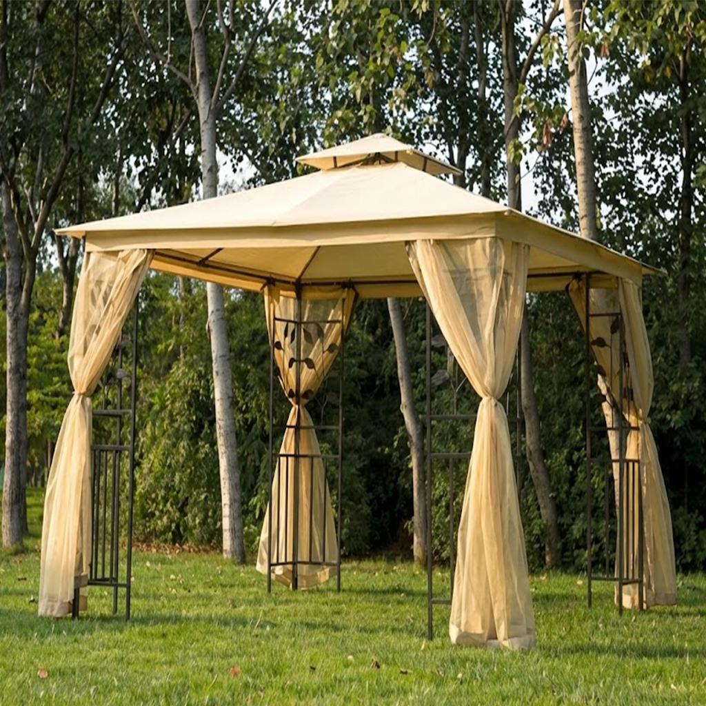 Paviljon sa zavjesama 3x3 m za vanjska okupljanja i odmor