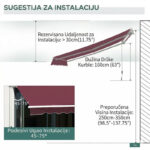 Balkonska Zidna Izvlačna Tenda - Image 4