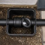 Nepovratni ventil 110 mm za sprečavanje povratnog toka u odvodnom sistemu