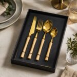 Set Escajga 24/1 Wood Line Gold