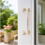 Sobni termometar 21 cm od PVC materijala pogodan za kuće, stanove, radionice i poslovne prostore.
