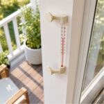 Termometar kućni PVC 21 cm namijenjen za praktično praćenje sobne temperature.