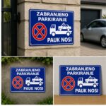 Upozoravajući znak 20x30 cm za sprečavanje nepropisnog parkiranja