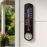 Zidni termometar za kuću omogućava jednostavno praćenje temperature u dnevnoj sobi, hodniku ili kancelariji