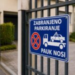 Znak zabranjeno parkiranje 20x30 cm za jasno označavanje prilaza i privatnih površina
