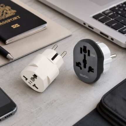 Adapter za evropski utikač praktičan je za korištenje kompatibilnih električnih uređaja tokom putovanja u SAD