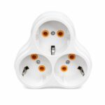 Adapter za utičnicu 3/1 pogodan je za povezivanje više manjih električnih uređaja na jednom mjestu