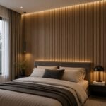 Dekorativni zidni panel 2400x600x21mm za dnevni boravak kancelariju i spavaću sobu