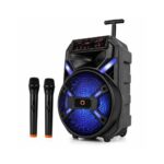 Karaoke Bluetooth zvučnik QL 1241 sa dva bežična mikrofona i snažnim zvukom