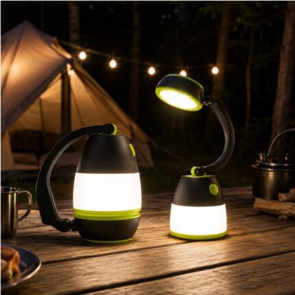 LED kamp lampa sa sklopivom ručkom za osvjetljenje šatora dvorišta i vikendice