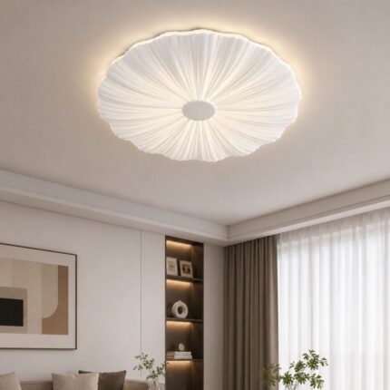 LED plafonjera Spiral pruža ravnomjerno osvjetljenje i moderan spiralni dizajn za dnevni boravak, spavaću sobu ili hodnik